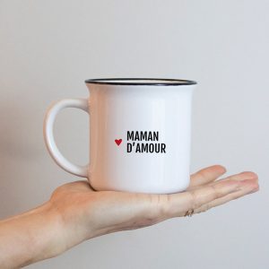 Mug céramique «Maman d’amour» Bibiche fait son Cirque