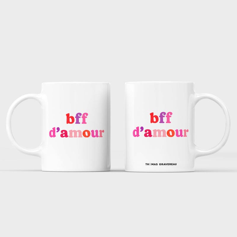 Mug céramique BFF d’Amour, Thomas Gravereau – Image 2