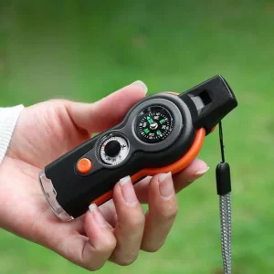 Thermomètre compact digital extérieur camping – Température précise en plein air – Idéal randonnée et bivouac