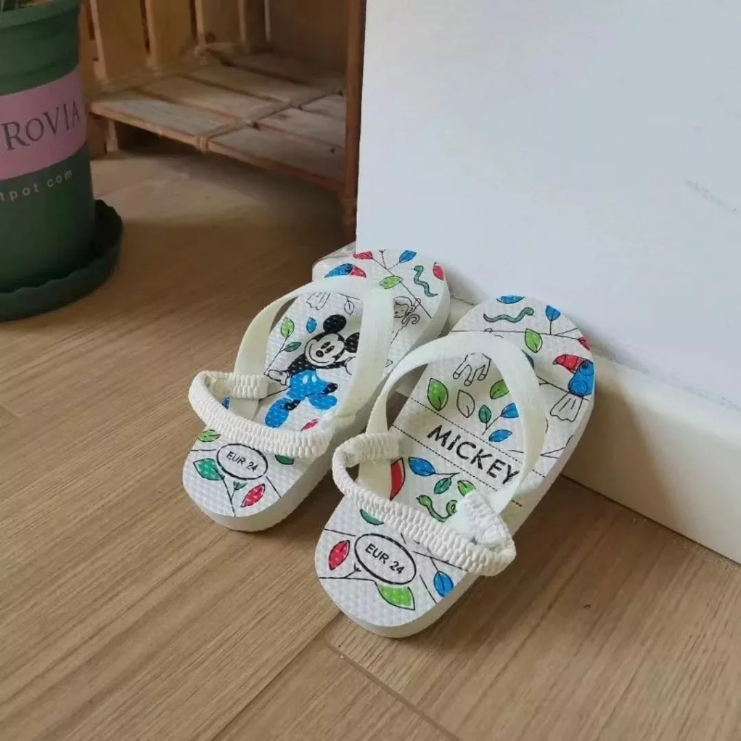 Tongs bébé souples pour plage sable – confort antidérapant été, légères et faciles à enfiler pour petits pieds – Image 4