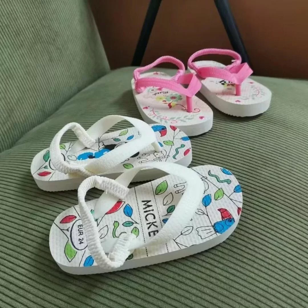 Tongs bébé souples pour plage sable – confort antidérapant été, légères et faciles à enfiler pour petits pieds