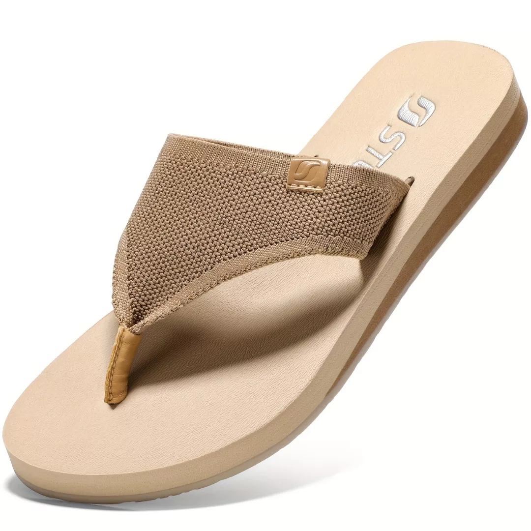 Tongs femme semelle épaisse confort – Marche légère et stylée – Idéales pour l’été et les pieds sensibles – Image 2