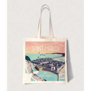Tote Bag Coton Saint Malo, La Loutre