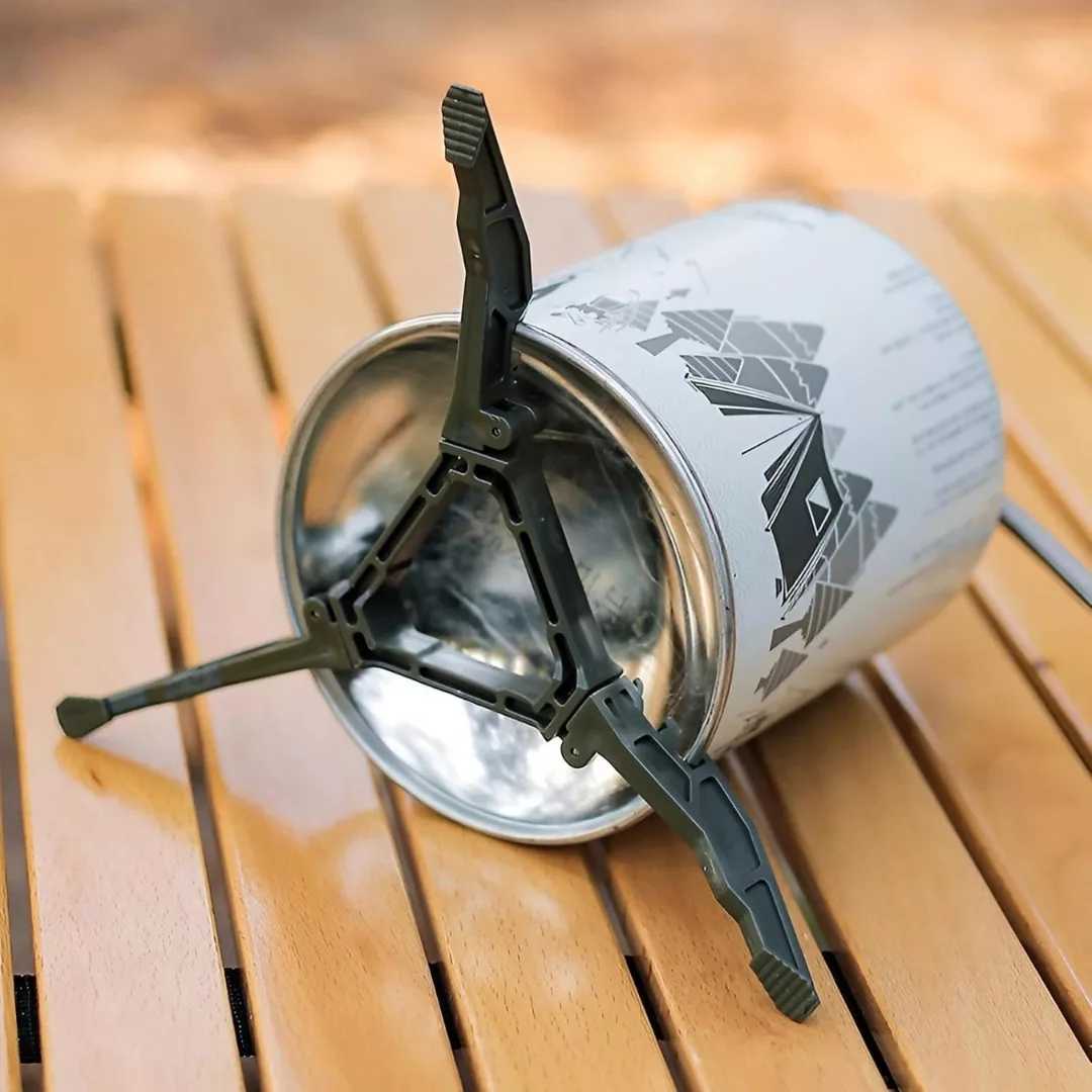 Trépied pour réchaud de camping – stabilité renforcée en plein air, cuisine sécurisée et pratique en bivouac – Image 7