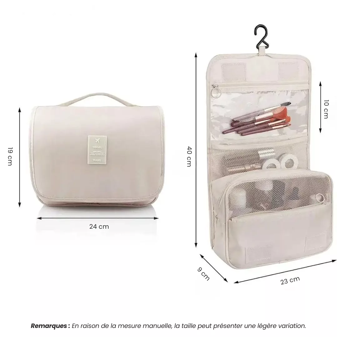 Trousse de toilette suspendue voyage imperméable – Gain de place et accessoires secs en toutes circonstances – Image 7