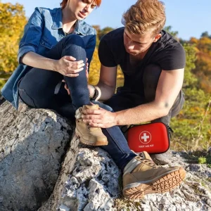 Trousse premiers secours randonnée – Compacte et étanche, idéale pour aventures en plein air et urgences imprévues