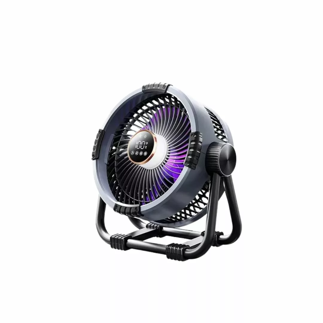 Ventilateur led lumineux portatif pour jardin fête – Ambiance magique et fraîcheur instantanée en extérieur