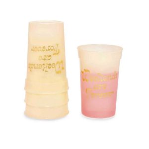 Set de 4 gobelets festifs changeant de couleurs, Ban Do