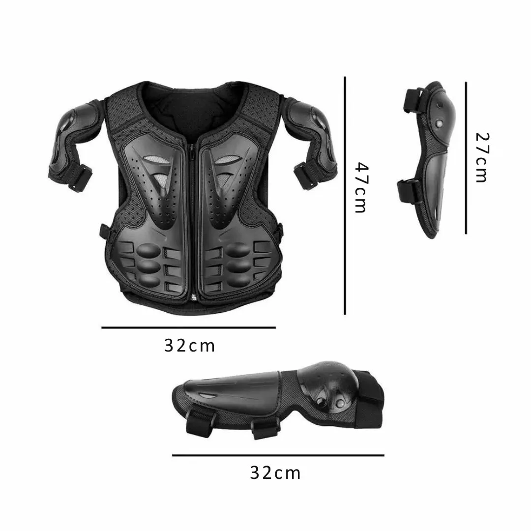 Veste moto enfant – Protection renforcée, style racing, sécurité optimale pour jeunes motards – Image 5